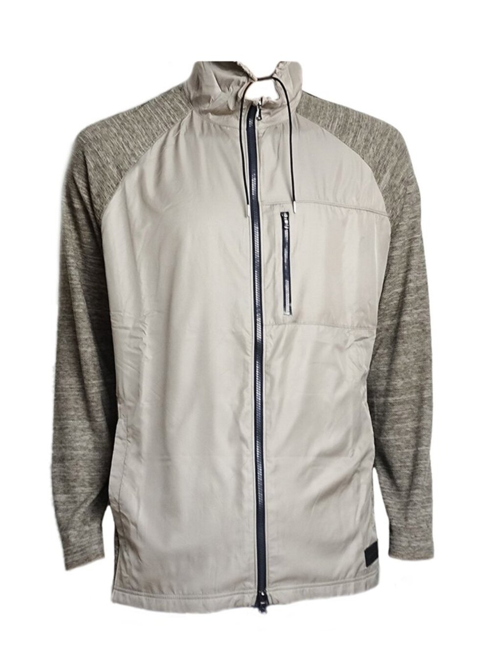 Under Armour Men's Jacket ColdGear Hooded Charleston Gray Colorblock Size 2XL - Picture 2 of 9